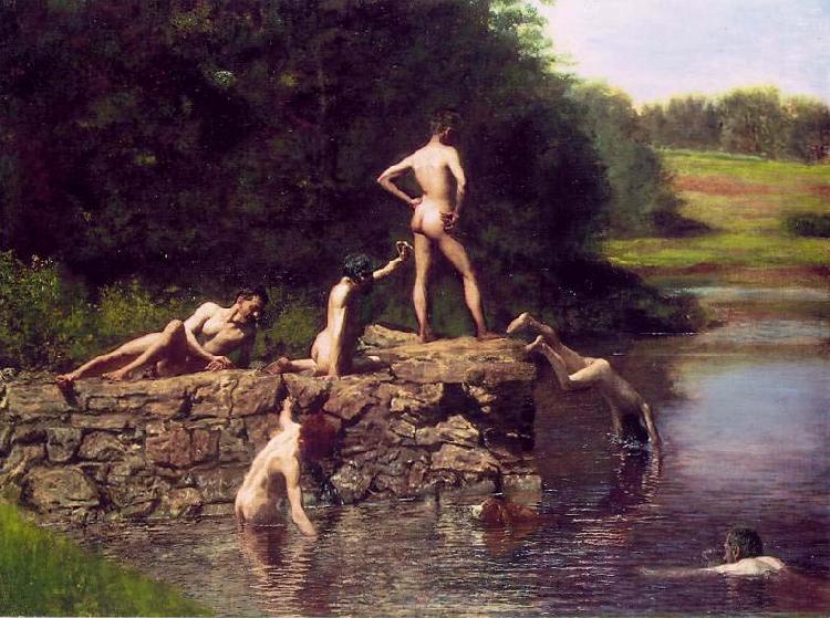 Thomas Eakins The Swimming Hole China oil painting art